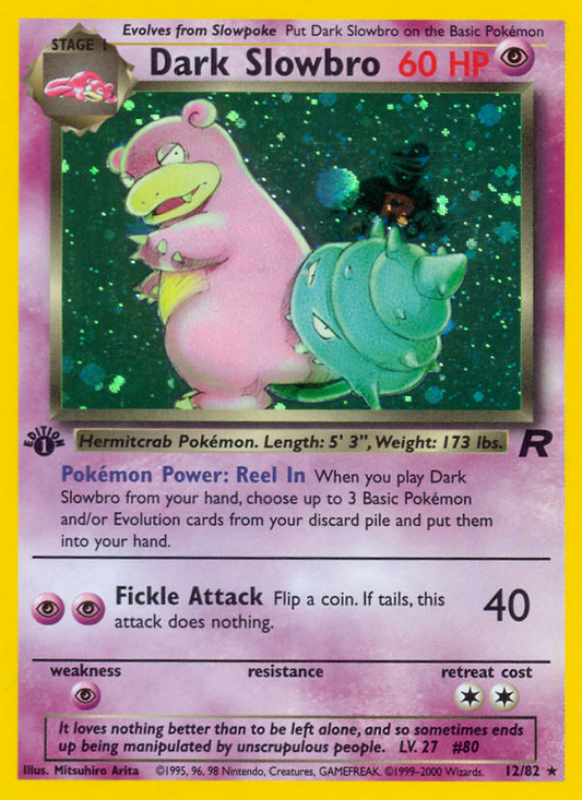 Dark Slowbro 12/82 Team Rocket front
