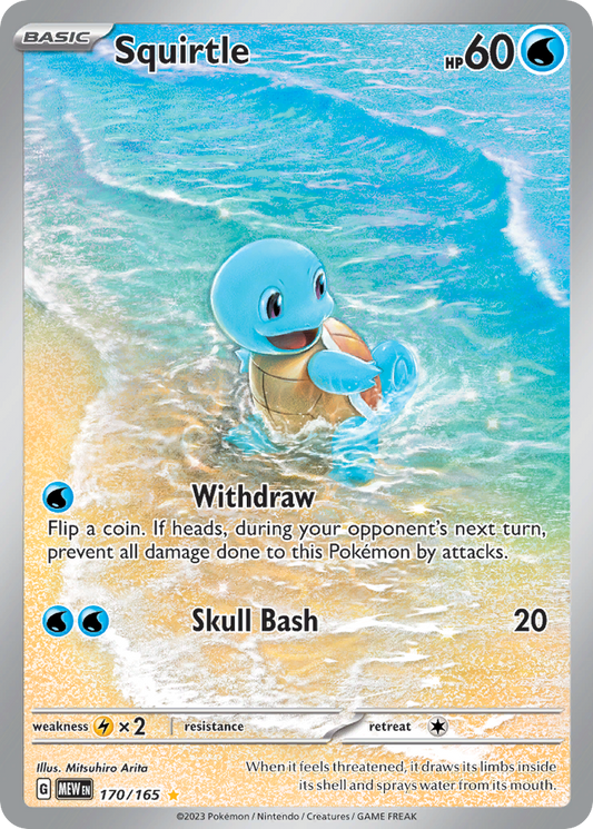 Squirtle 170/165 front - Scarlet & Violet—151