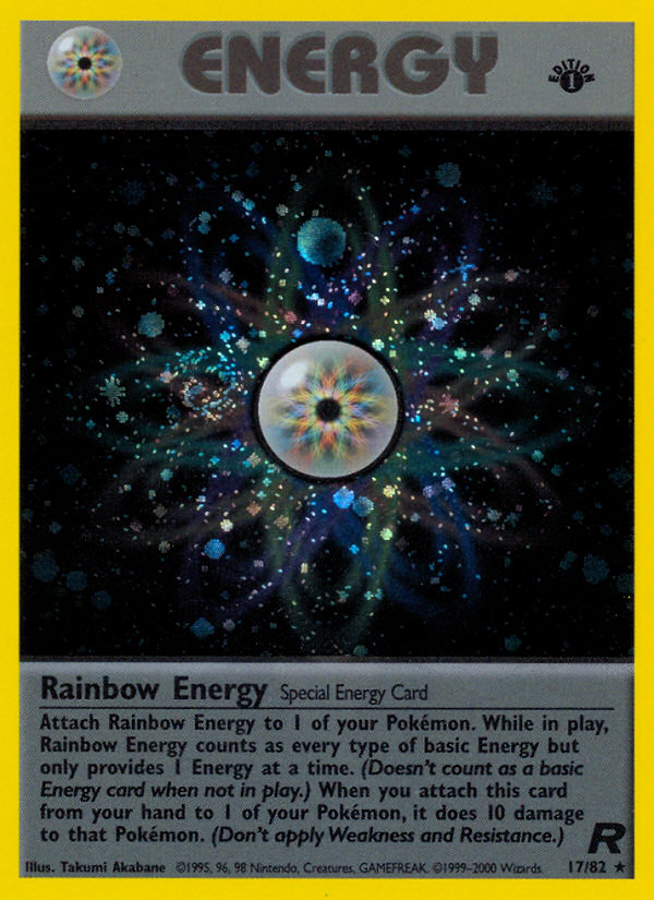 Rainbow Energy 17/82 Team Rocket front