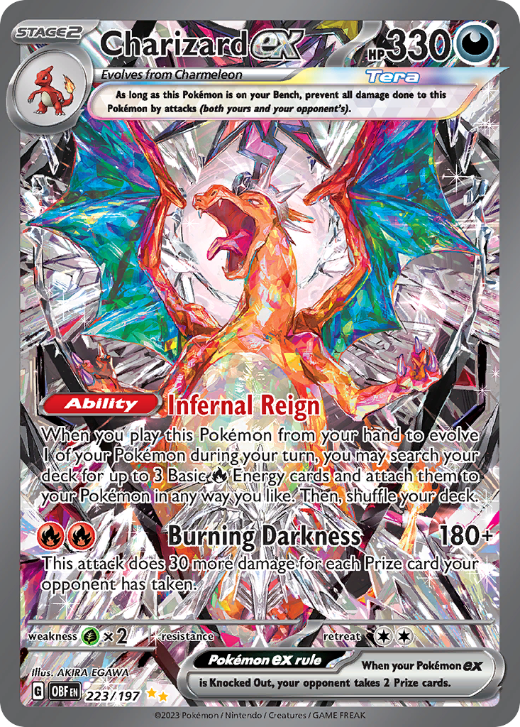 Charizard ex front