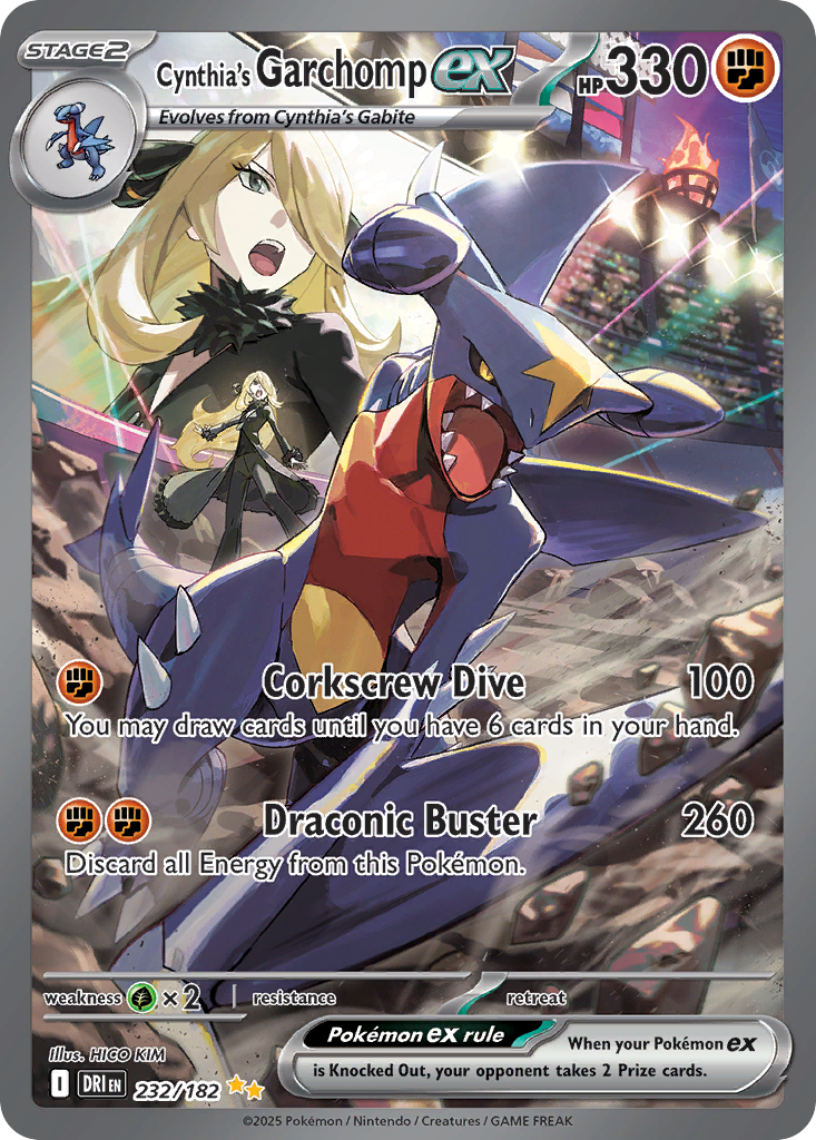 Cynthia's Garchomp ex front
