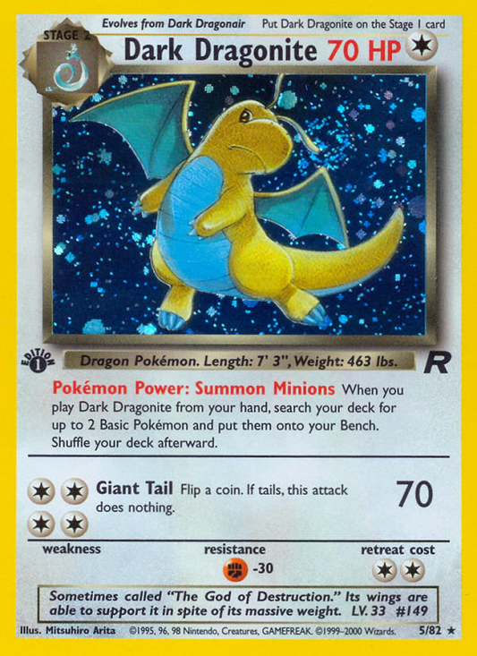 Dark Dragonite 5/82 Team Rocket front