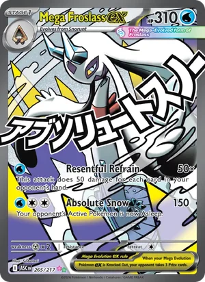 Mega Froslass ex 265/217 front - Ascended Heroes