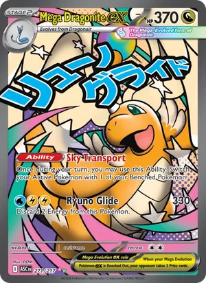 Mega Dragonite ex 271/217 front - Ascended Heroes