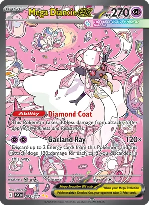 Mega Diancie ex 282/217 front - Ascended Heroes