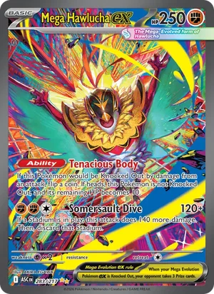 Mega Hawlucha ex 283/217 front - Ascended Heroes
