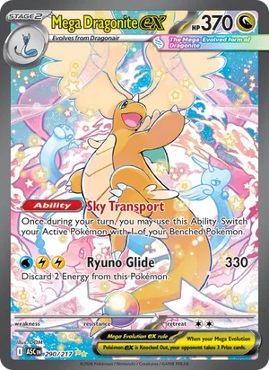 Mega Dragonite ex 290/217 front - Ascended Heroes