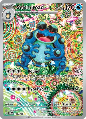 Seismitoad 105/086 front - Black Bolt