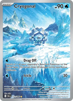 Cryogonal 111/086 front - Black Bolt