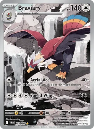 Braviary 155/086 front - Black Bolt