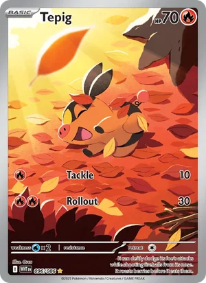 Tepig 096/086 front - White Flare