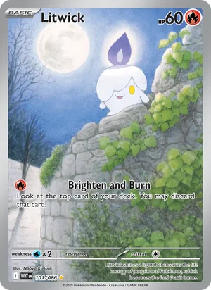 Litwick 101/086 front - White Flare