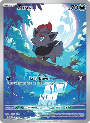 Zorua 142/086 front - White Flare