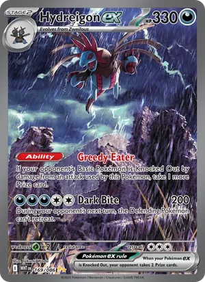 Hydreigon ex 169/086 front - White Flare
